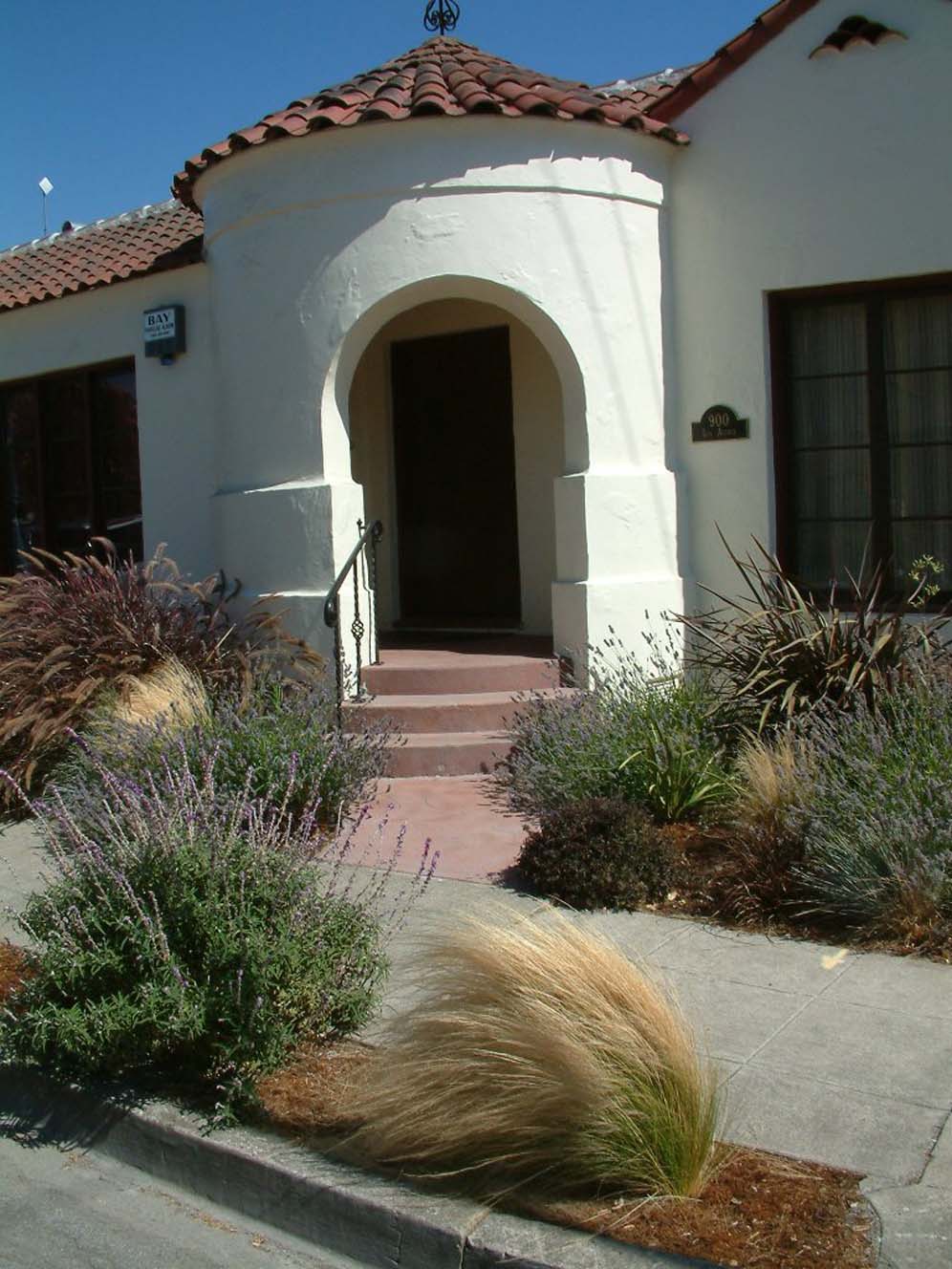 Curved Doorway and Garden